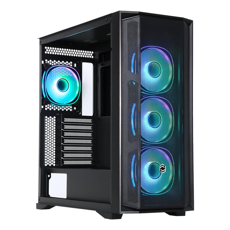 FRISBY CX-500 750W 80+ BRONZE USB3.0 4x12CM ARGB FAN SIYAH ATX KASA - FRISBY - görsel 2