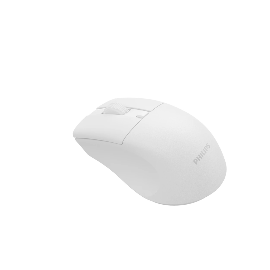 PHILIPS SPK7528W, SESSİZ, Beyaz, USB Nano  2,4Gh ve Bluetooth Kablosuz, 1600dpi, Optic, 3 Tuşlu, Ergonamik, Sessiz Click, Mouse - Philips - görsel 2