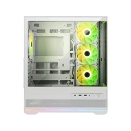 MSI MAG PANO 110R PZ USB3.2 4x12CM ARGB FAN TEMPERLI CAM GAMING ATX KASA BEYAZ - MSI