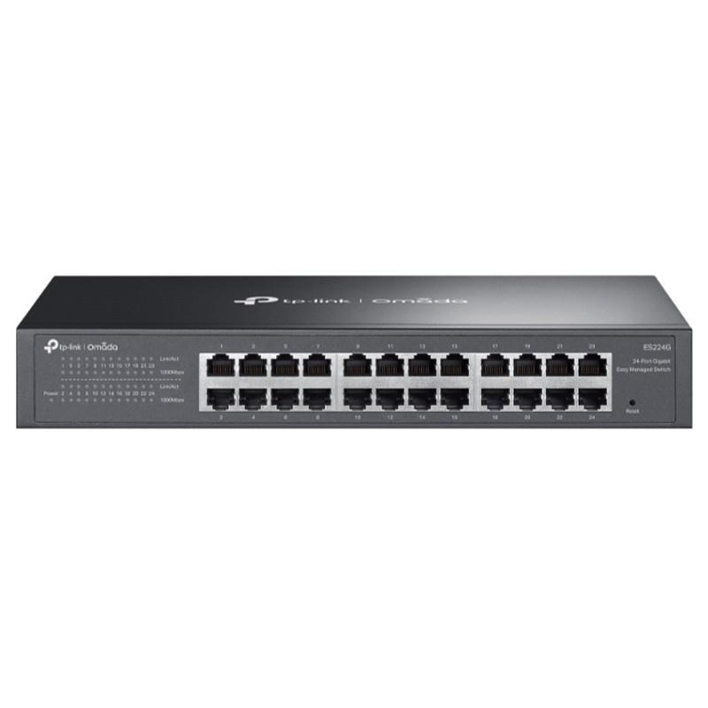 TP-LINK OMADA ES224G 24 PORT GIGABIT EASY YÖNETİLEBİLİR METAL KASA SWITCH - Tp-Link