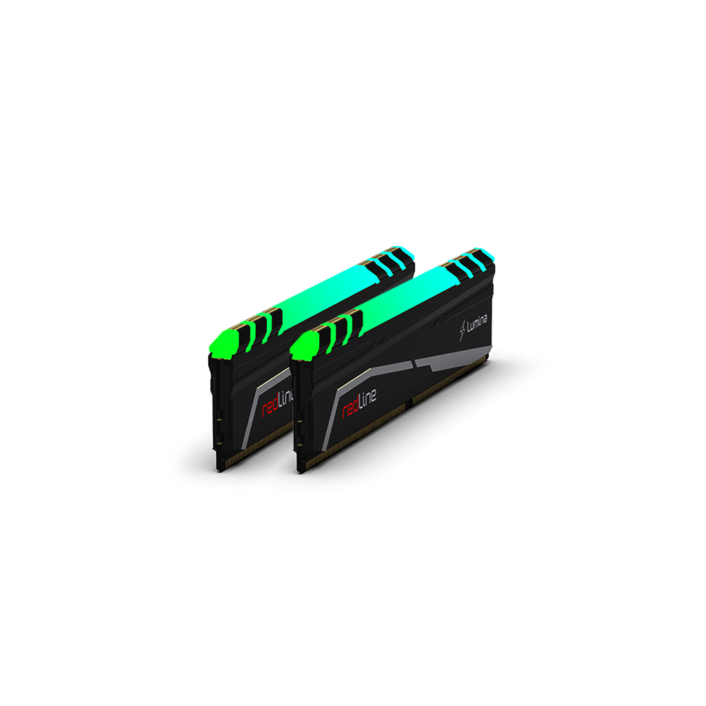 MUSHKIN redLine Lumina, MLA4C320GJJM8GX2, 2x8Gb Kit, 3200Mhz, DDR4, CL16, RGB, Desktop Gaming RAM (Soğutuculu) - Mushkin - görsel 4