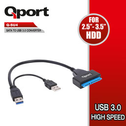 QPORT (Q-SU4) USB 3.0 TO SATA CEVIRICI - QPORT