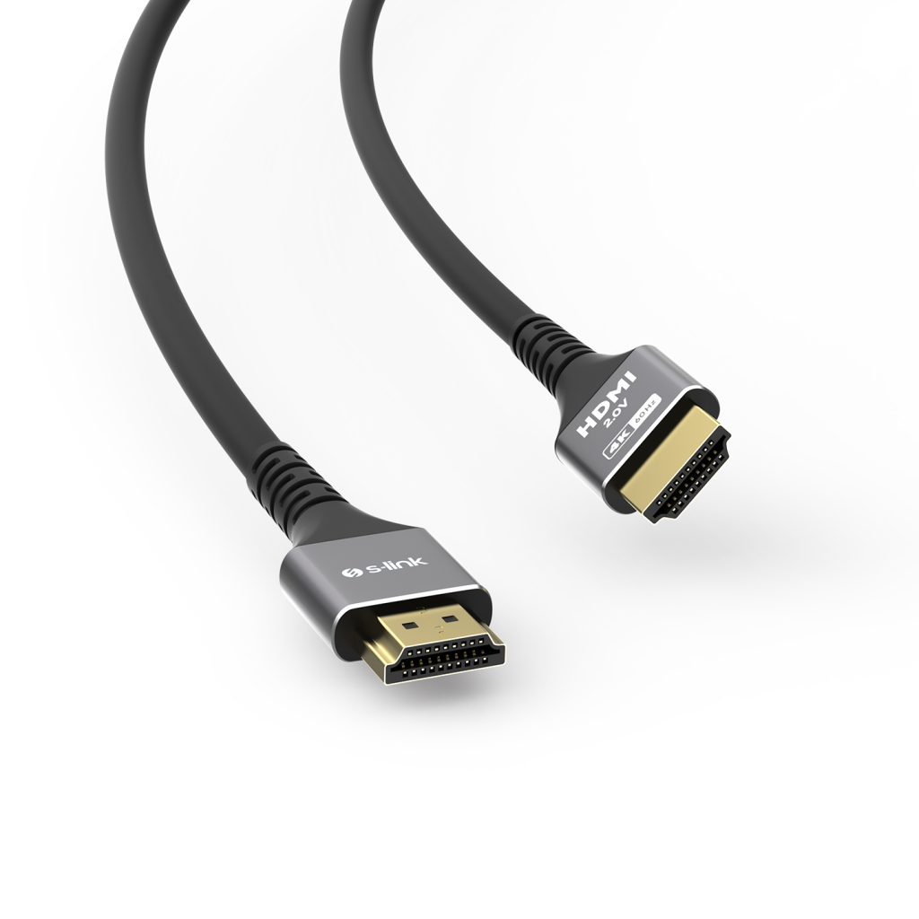 S-LINK SLX-HD4K05 5 Mt Metal v2.0 4K (4096*2160) 60Hz HDMI Kablo - S-LINK - görsel 2