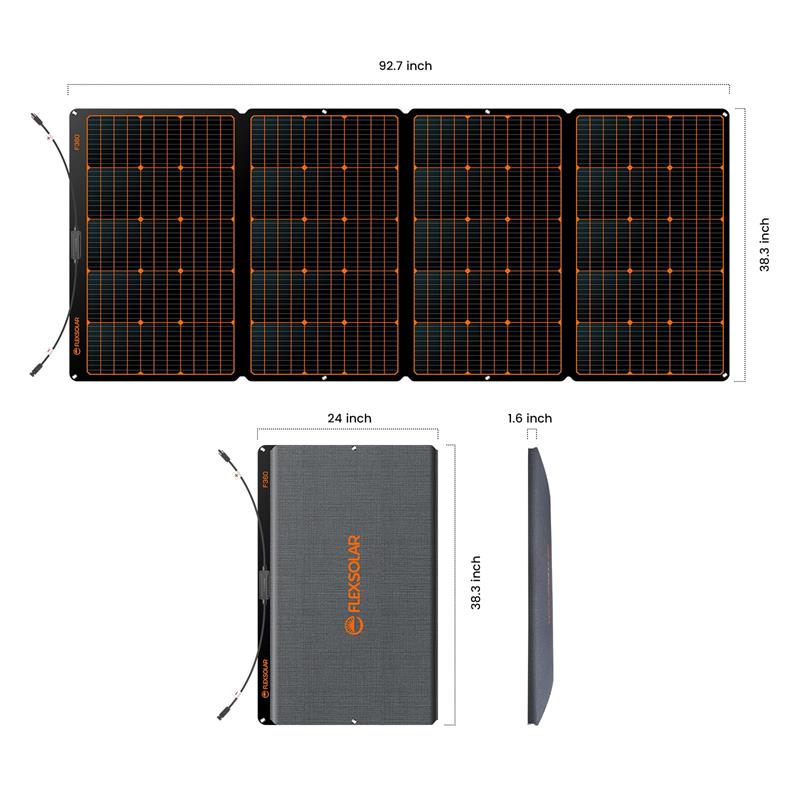 FLEXSOLAR F360 TAŞINABİLİR GÜNEŞ PANELİ 360W - FlexSolar - görsel 2