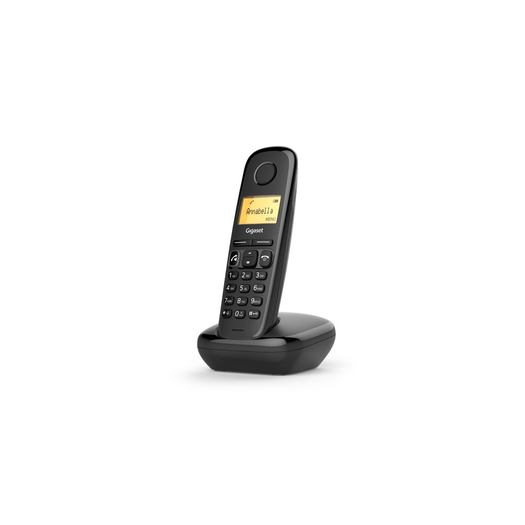 GIGASET A270, Dect Telefon, Siyah, 18 Saat Konuşma, 200 Saat Bekleme, 80 Kişilik Rehber - Gigaset - görsel 3