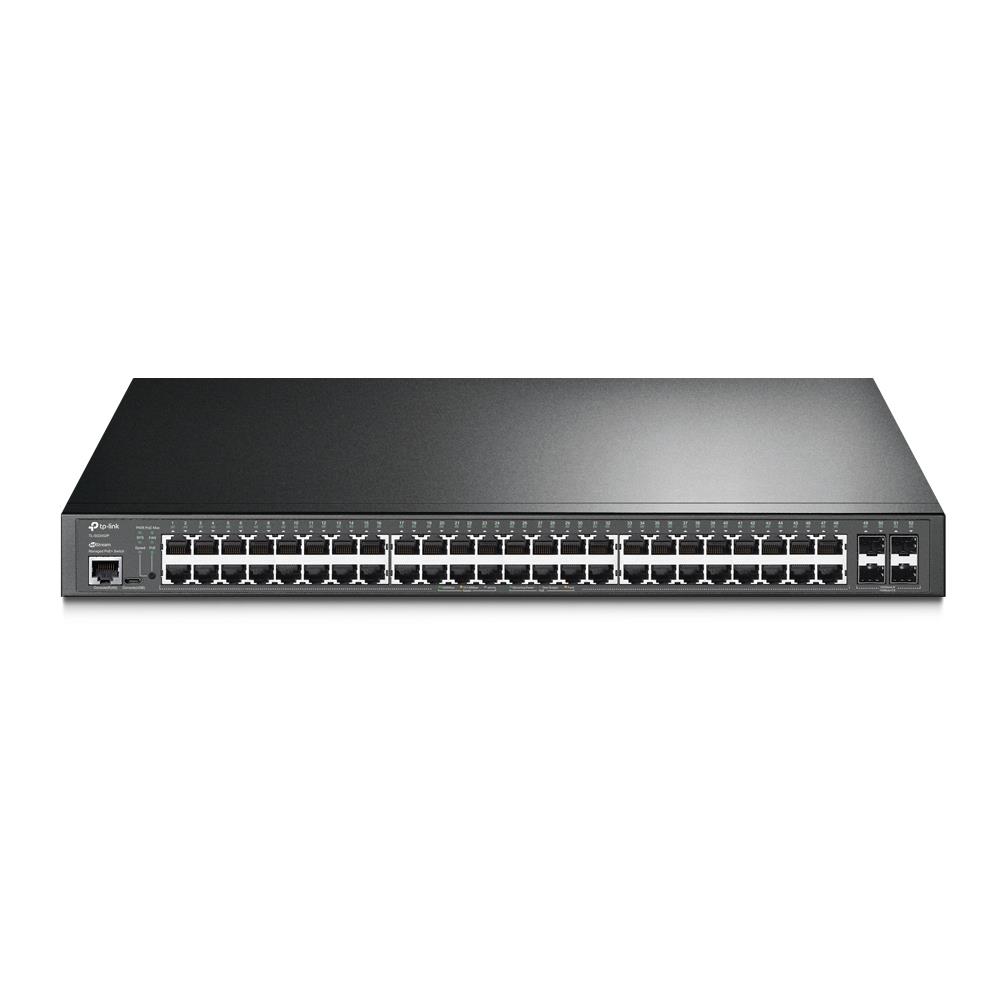 TP-LINK OMADA TL-SG3452P 48 PORT GIGABIT L2+ 4 PORT 1GB SFP UPLINK 384W POE YÖNETİLEBİLİR RACKMOUNT SWITCH - Tp-Link