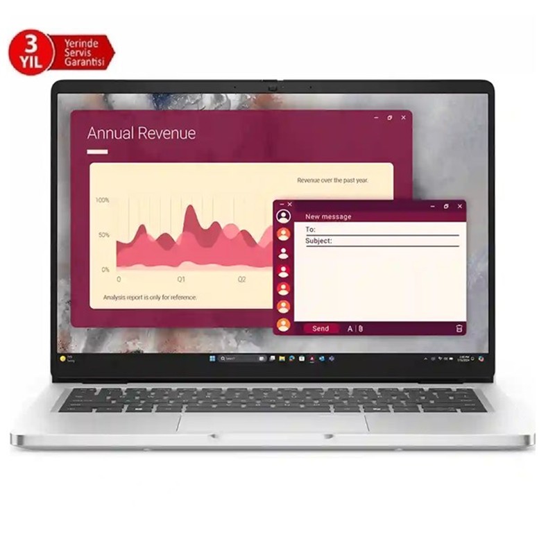 DELL NB PRO 14 ULTRA5 235U 16GB 512SSD DOS BTO113_PC14250_U (3 YIL YERİNDE GARANTİ) - Dell