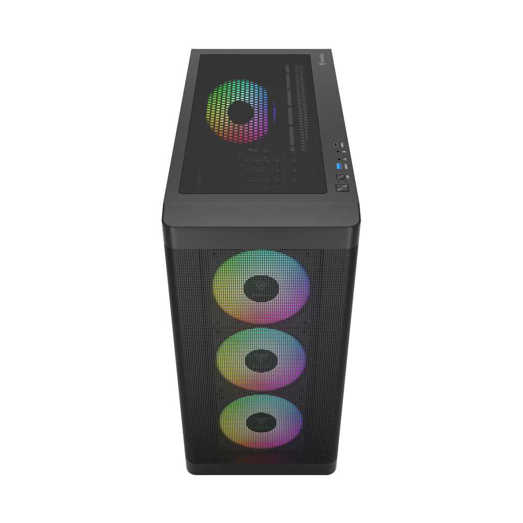 GAMDIAS ATHENA M3, 1600W, Tempered Glass, Type-C, Mesh Ön Panel, ARGB, ATX, Professional GAMING KASA - Gamdias - görsel 3