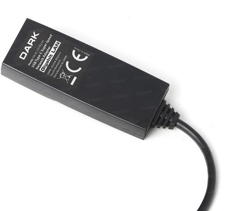 DARK DK-AC-U31XGLAN Type-C 10/100/1000Mbps Gigabit Ethernet Adaptörü - DARK - görsel 2
