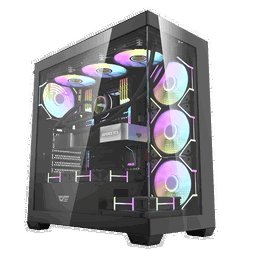 AIGO DS900 750W 80+ USB3.0 4x12CM FAN TEMPERLI CAM SIYAH ATX KASA - AIGO