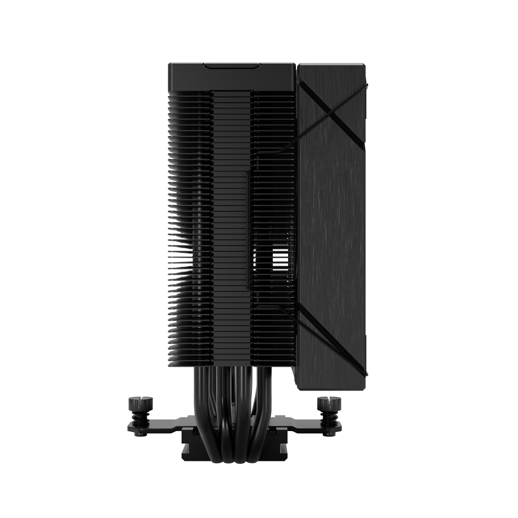 GAMDIAS BOREAS E2-410, Black Edition, 120mm, CPU Kule Tipi Hava Soğutma, Doğrudan Temas Teknolojisine Sahip 4 adet Gelişmiş Bakır Isı Borusu (AMD AM4-AM5 ve INTEL Tüm işlemciler ile uyumlu) - Gamdias - görsel 3