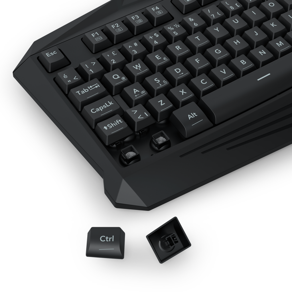 T-DAGGER TANKER, T-TGK106, USB Kablolu, Türkçe Q, Rainbow Backlight, Membran Tuşlar, 104 Tuşlu, Gaming Klavye - T-Dagger - görsel 5