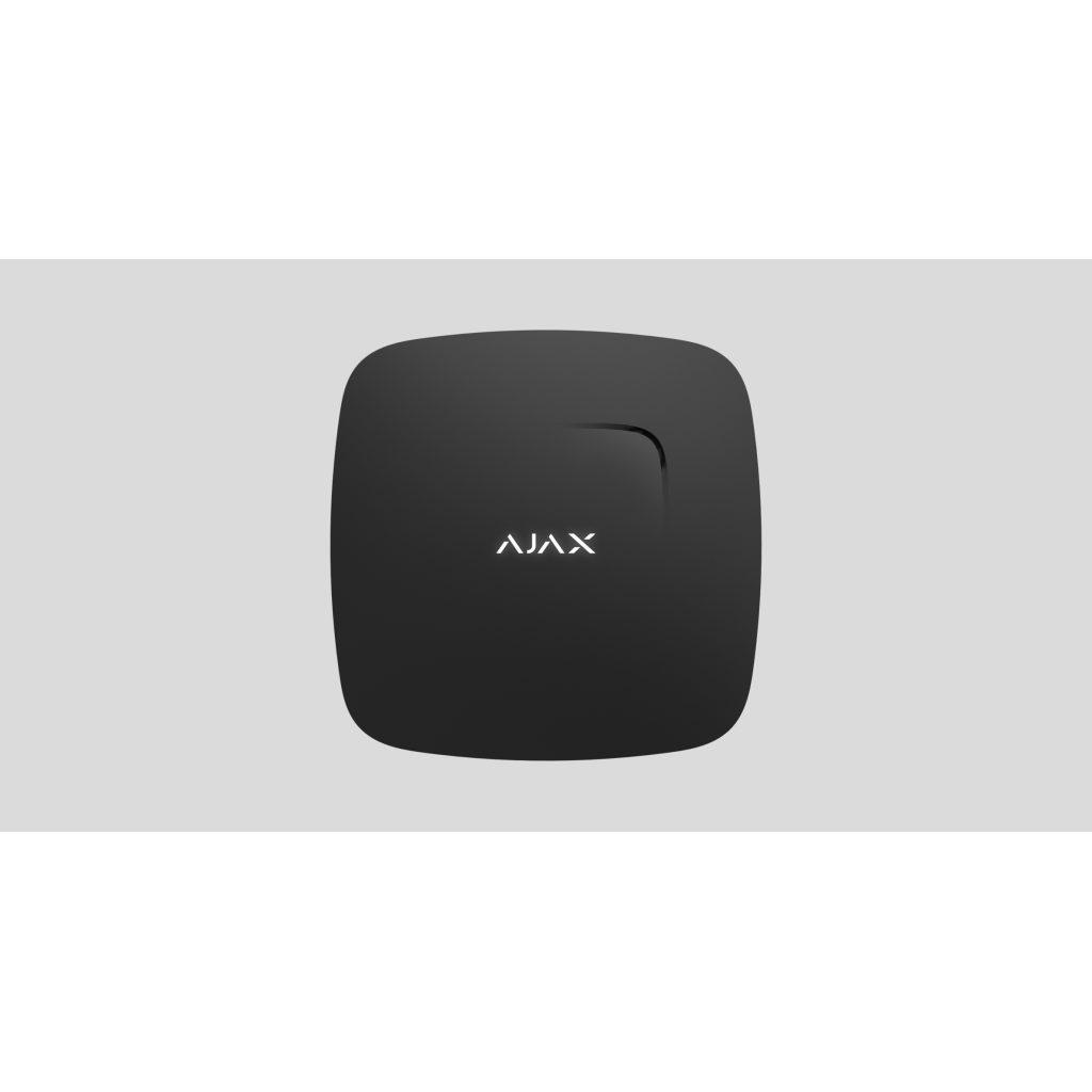AJAX  Fire Protect Plus, Kablosuz, Isı ve Duman Dedektörü, SİYAH - AJAX