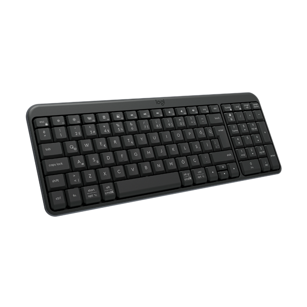 LOGITECH K250, Siyah, 920-013460, Bluetooth, Türkçe Q, Multimedya, Kompakt Klavye - Logitech - görsel 3