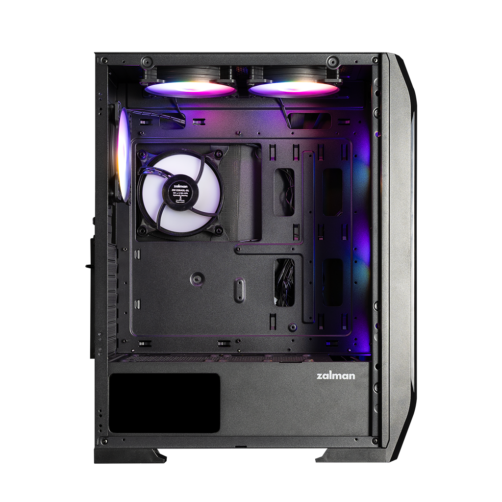 ZALMAN N7 Plus V2, 700W 80+, Mesh Panel, Tempered Glass, 6x120mm RGB Fan, ATX GAMING KASA - Zalman - görsel 4
