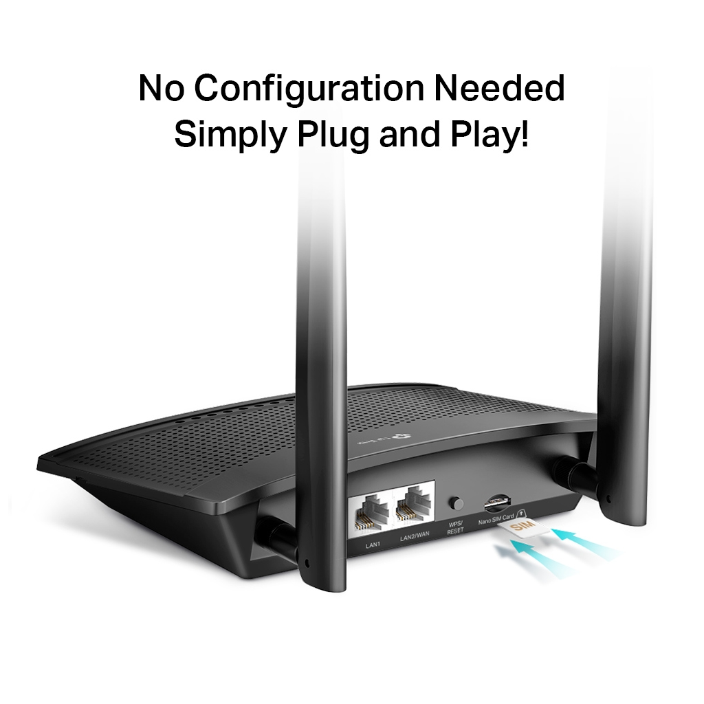 TP-LINK ARCHER TL-MR100 2 Port 300 Mbps 2 Anten Masaüstü 4G Router - TP-LINK - görsel 5