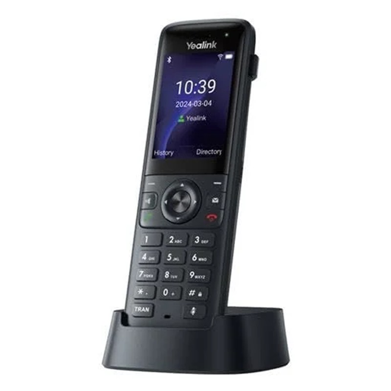 YEALINK AX83H, WiFi, Dect, Kablosuz IP TELEFON, Siyah, 2.4" Renkli Ekran, Bluetooth, 9 Saat Konuşma, 200 Saat Bekleme - Yealink - görsel 2