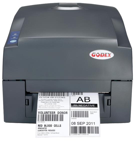 GODEX G500 203DPI TERMAL TRANSFER USB+SERİ+ETHERNET BARKOD YAZICI (RİBONLU KULLANIM) - Godex