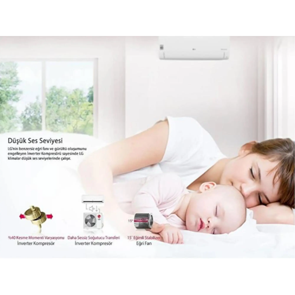 LG  PC12SQ S3NM12JA2FA 12000 BTU KLIMA - LG - görsel 3