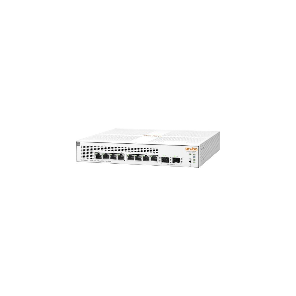 HP Aruba Instant On, JL681A, 1930-8G, 8Port, GigaBit, PoE 124W, 2 Port Gigabit SFP, Yönetilebilir, Rack Mount Switch - Hp - görsel 2