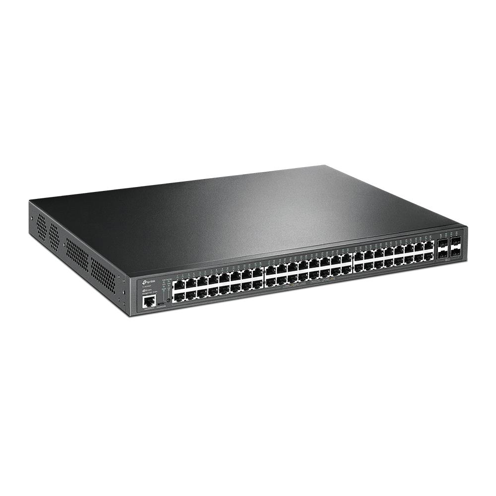 TP-LINK OMADA TL-SG3452P 48 PORT GIGABIT L2+ 4 PORT 1GB SFP UPLINK 384W POE YÖNETİLEBİLİR RACKMOUNT SWITCH - Tp-Link - görsel 2
