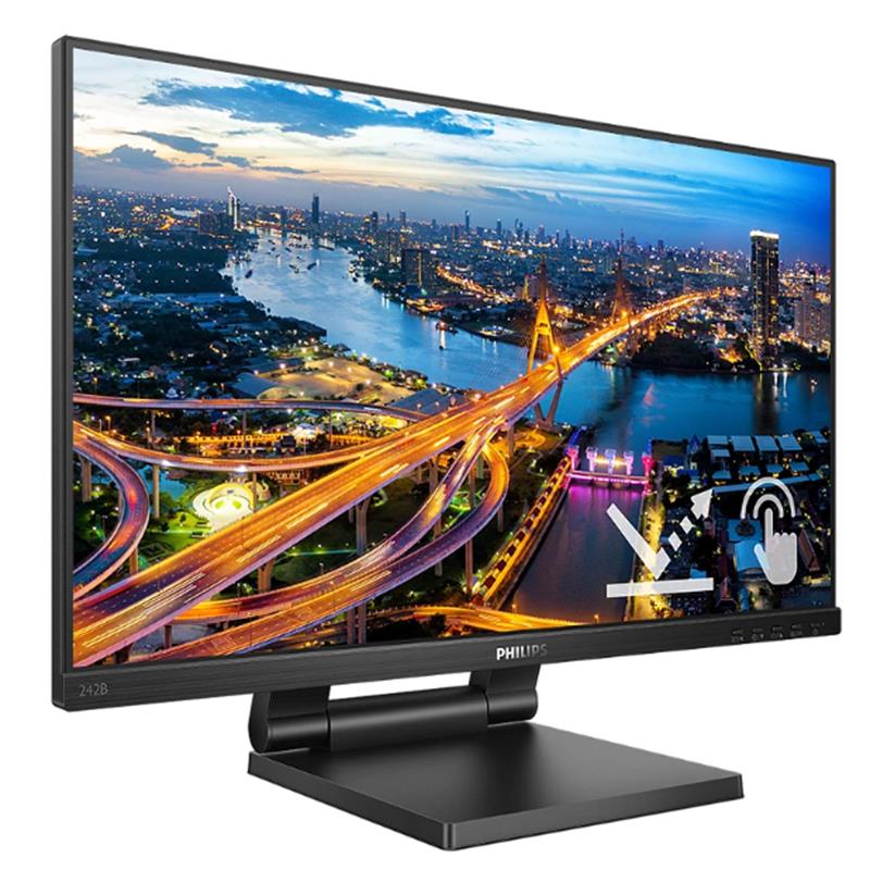 24 PHILIPS 242B1TC/00 IPS 4MS 75MHZ 1XVGA 1XHDMI 1XDP USB 3.2 FHD 1920X1080 HOPARLÖR DOKUNMATİK EKRAN VESA - Philips - görsel 2