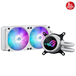ASUS ROG STRIX LC III 240 2x12CM ARGB FAN 1700/AM5/AM4 BEYAZ SIVI SOGUTUCU - ASUS