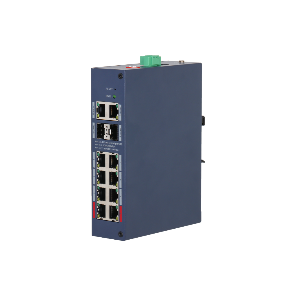 DAHUA CHS4212-8GT-110, 8 Port, Gigabit, PoE 110W, 2 Port Uplink, 2 Port SFP, Cloud Yönetilebilir, Switch - Dahua