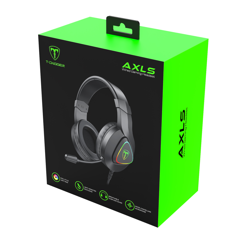 T-DAGGER T-RGH304 SONA, 7.1 Surround Sound, Renkli Aydınlatma, 2.10Mt USB Kablolu, Mikrofonlu, Gaming Kulaklık - T-Dagger - görsel 6
