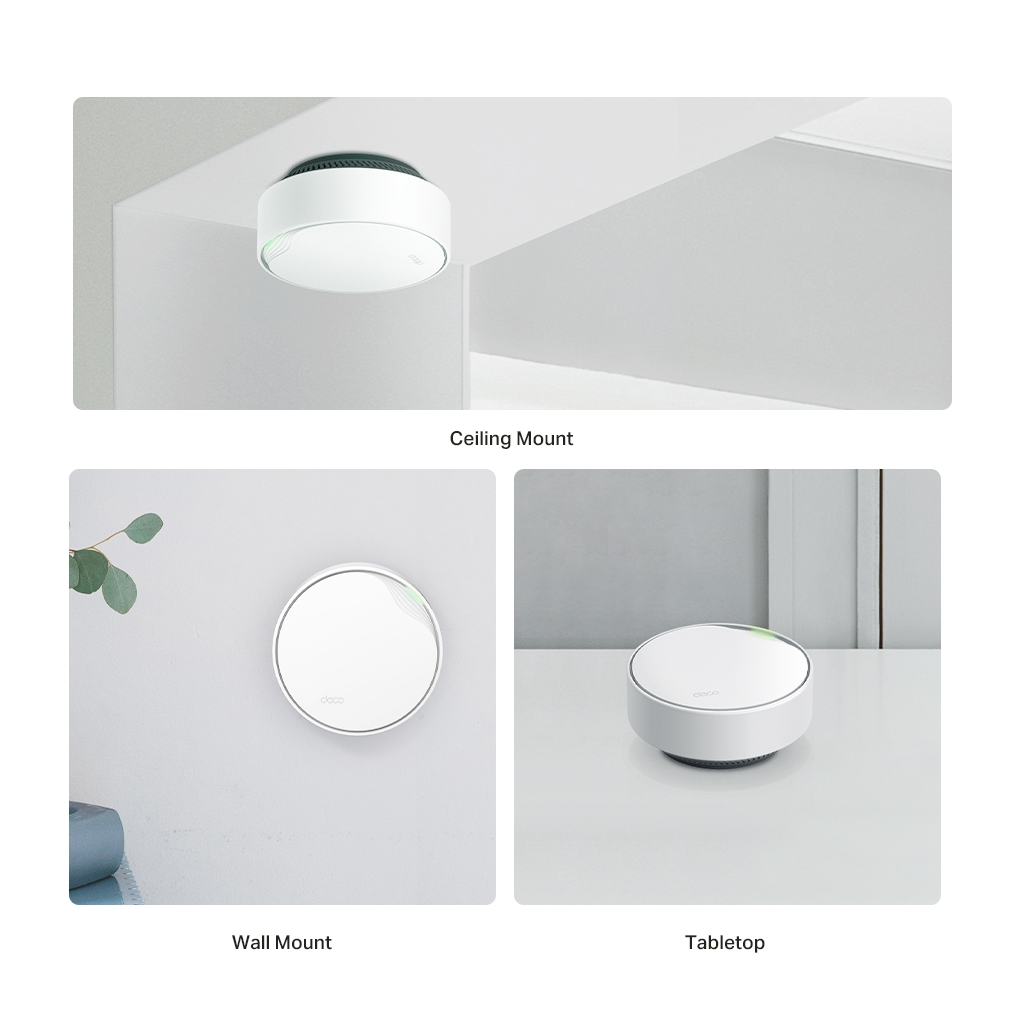 TP-LINK DECO-X50-POE, AX3000, Üçlü Mesh, 3000Mbps, Dual Band, WiFi6, 3Port Gigabit Lan, 230m2 Çekim Alanı, Router, Geniş Alan İnternet Ağı Sağlayıcısı - Tp-Link - görsel 4