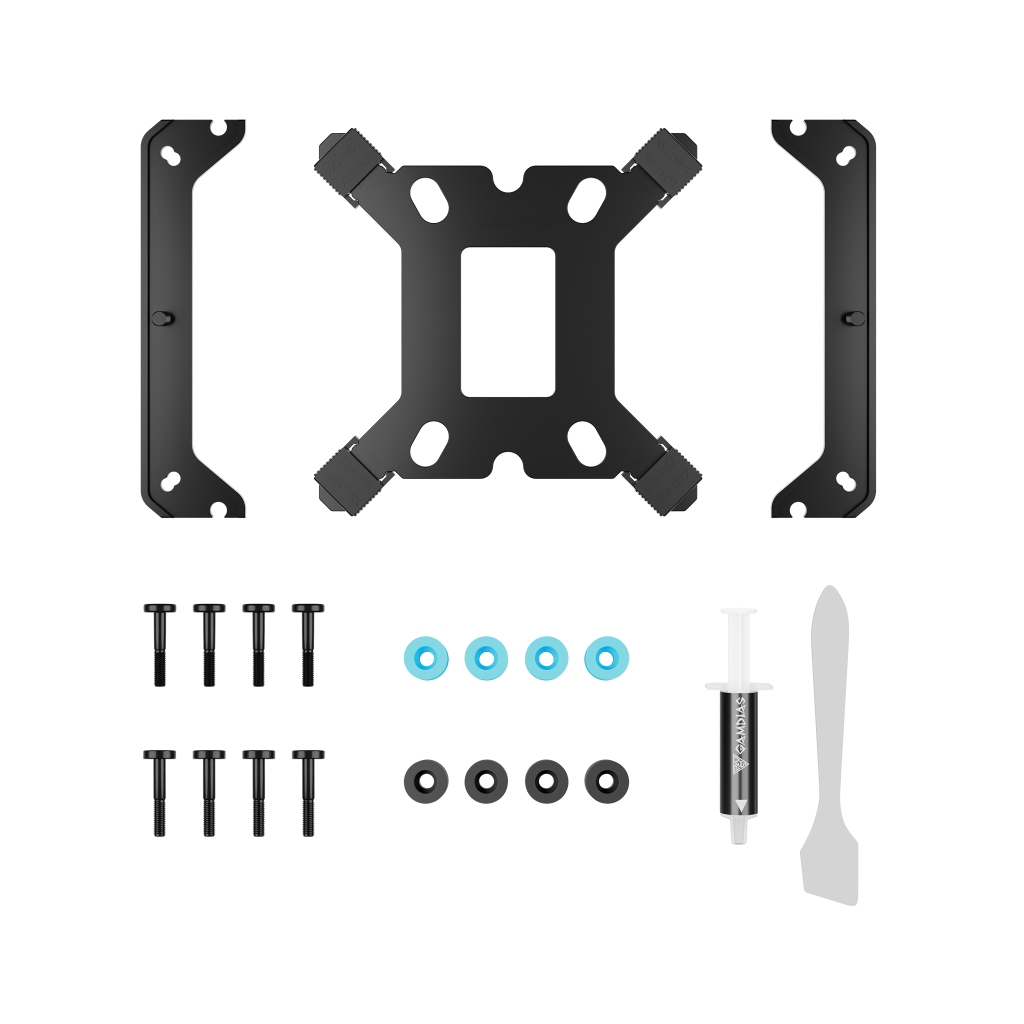 GAMDIAS BOREAS E2-410, Black Edition, 120mm, CPU Kule Tipi Hava Soğutma, Doğrudan Temas Teknolojisine Sahip 4 adet Gelişmiş Bakır Isı Borusu (AMD AM4-AM5 ve INTEL Tüm işlemciler ile uyumlu) - Gamdias - görsel 5