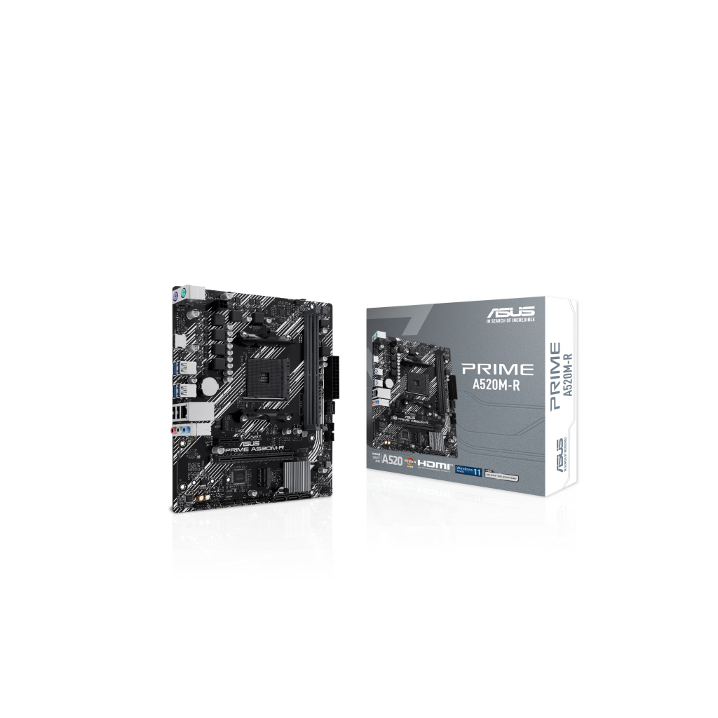 ASUS PRIME A520M-R A520 DDR4 (Vga Yok) GLan mATX HDMI M2 USB3.2 AM4 AMD Anakart - ASUS - görsel 2
