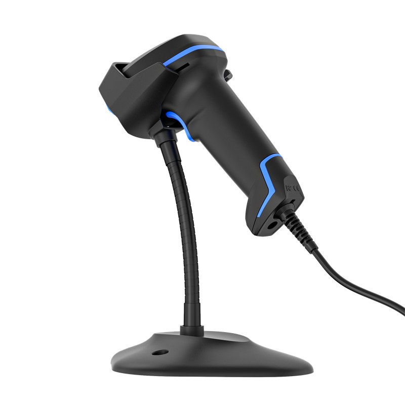TIWOX VS-50 2D KAREKOD DPM KABLOLU USB BARKOD OKUYUCU + STAND - Tiwox
