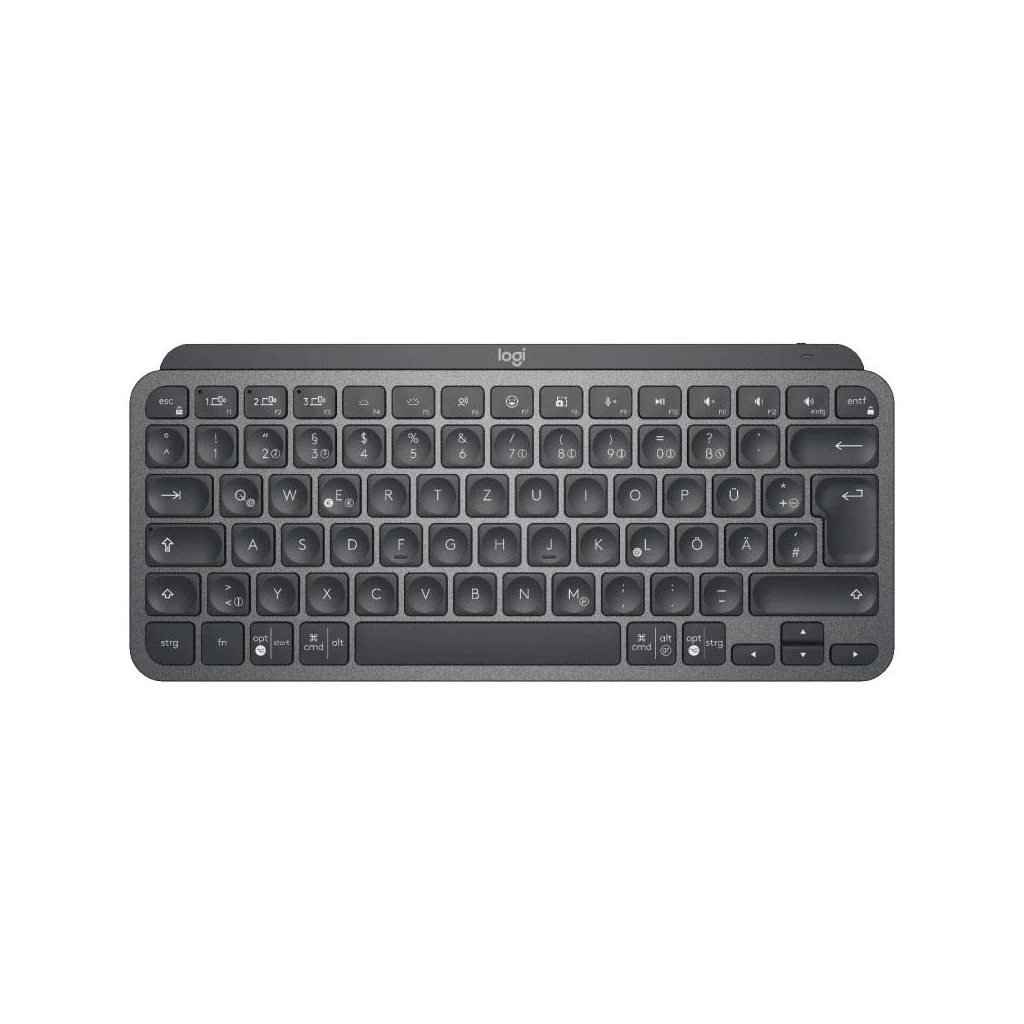 LOGITECH MX Mini Keys, 920-010504, Bluetooth, Türkçe Q, Multimedya, Aydınlatmalı, Mini Klavye - Logitech