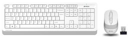 A4 TECH FG1010 USB KABLOSUZ Q MULTIMEDIA KLAVYE + MOUSE SET BEYAZ - A4 TECH
