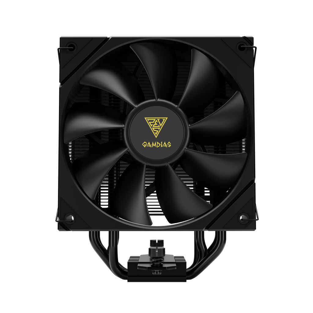 GAMDIAS BOREAS E2-410, Black Edition, 120mm, CPU Kule Tipi Hava Soğutma, Doğrudan Temas Teknolojisine Sahip 4 adet Gelişmiş Bakır Isı Borusu (AMD AM4-AM5 ve INTEL Tüm işlemciler ile uyumlu) - Gamdias - görsel 2