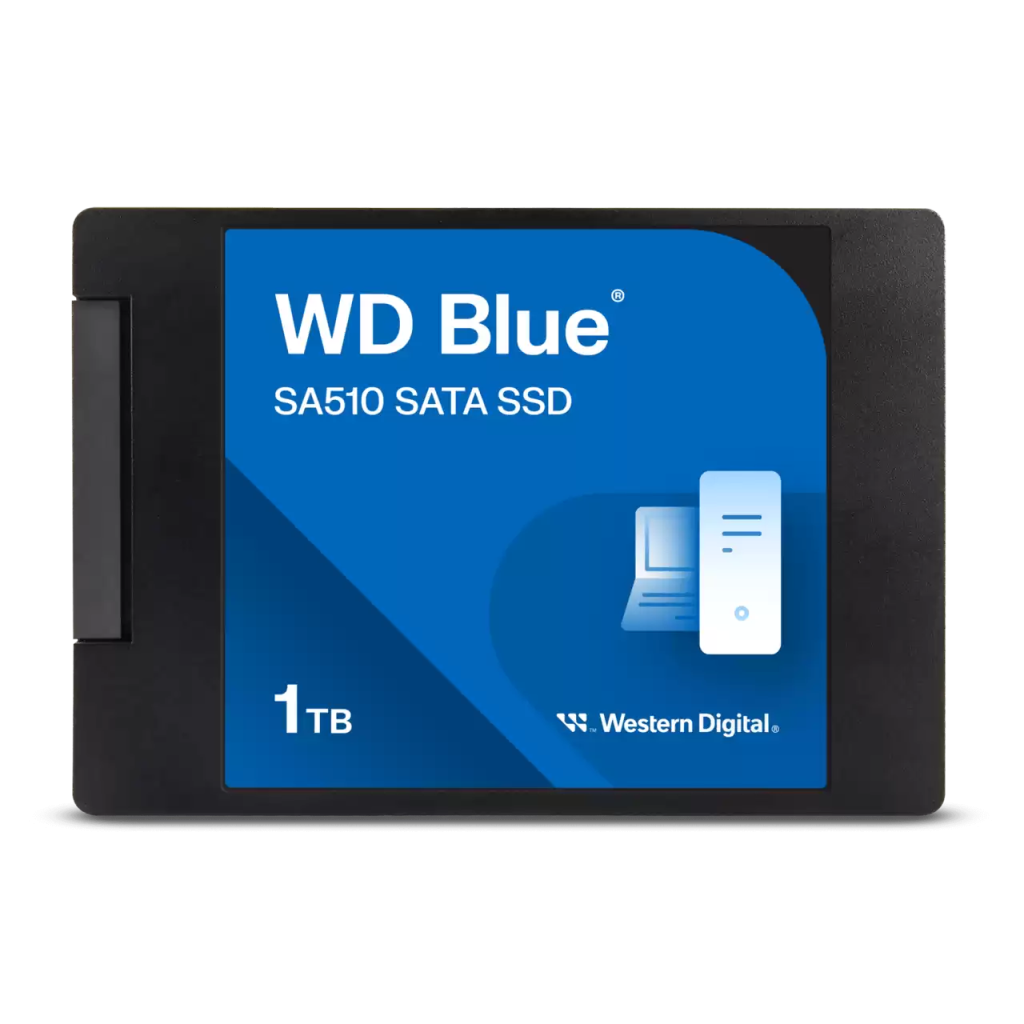 WD Blue SA510, WDS100T3B0A, 1TB, 560/510, 3D NAND, 2,5" SATA, SSD