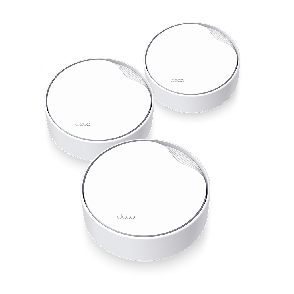 TP-LINK DECO-X50-POE, AX3000, Üçlü Mesh, 3000Mbps, Dual Band, WiFi6, 3Port Gigabit Lan, 230m2 Çekim Alanı, Router, Geniş Alan İnternet Ağı Sağlayıcısı - Tp-Link