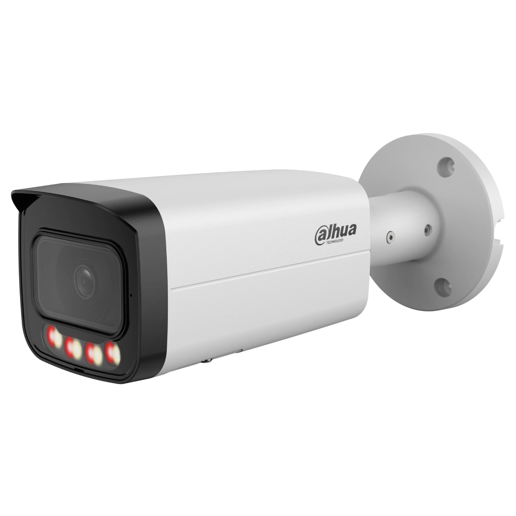 DAHUA IPC-HFW21249T-AS-IL  12Mpix, 3,6mm Lens,SD Kart, Smart Dual Light, H265+, 30Mt Gece Görüşü, IP67, Dahili Mikrofon, PoE Bullet IP Kamera (Beyaz) - Dahua