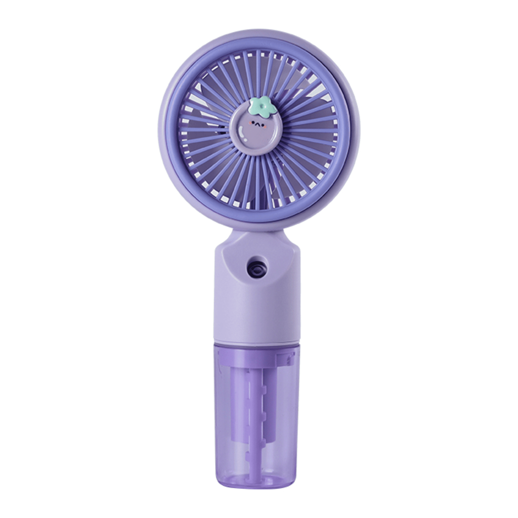 FENY FN-F50, MOR, 3 Kademeli Hız, Buharlı Ferahlık, Elde Kullanım, Dahili 800mAh Bataryalı, Type-C Şarj Girişli, Vantilatör - Feny