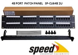 SPEED SP-CU648 48 PORT CAT6 UTP DOLU PATCH PANEL