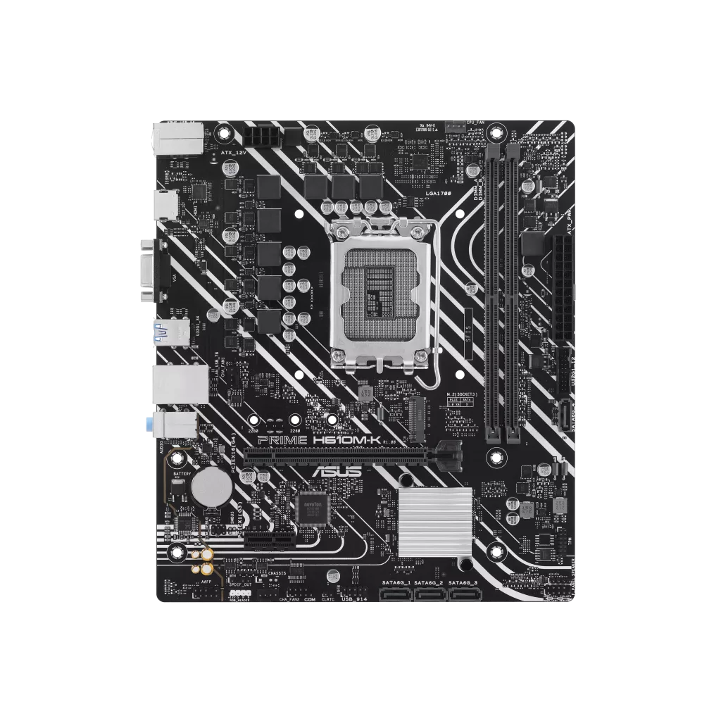 ASUS PRIME H610M-K H610 DDR5 Vga GLan mATX HDMI M2 USB3 RGB 1700p Anakart - ASUS - görsel 3