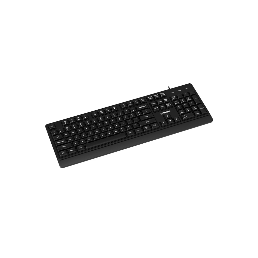 PHILIPS SPK6247B, USB Kablolu, Türkçe Q, Multimedya Klavye (Siyah) - Philips - görsel 3