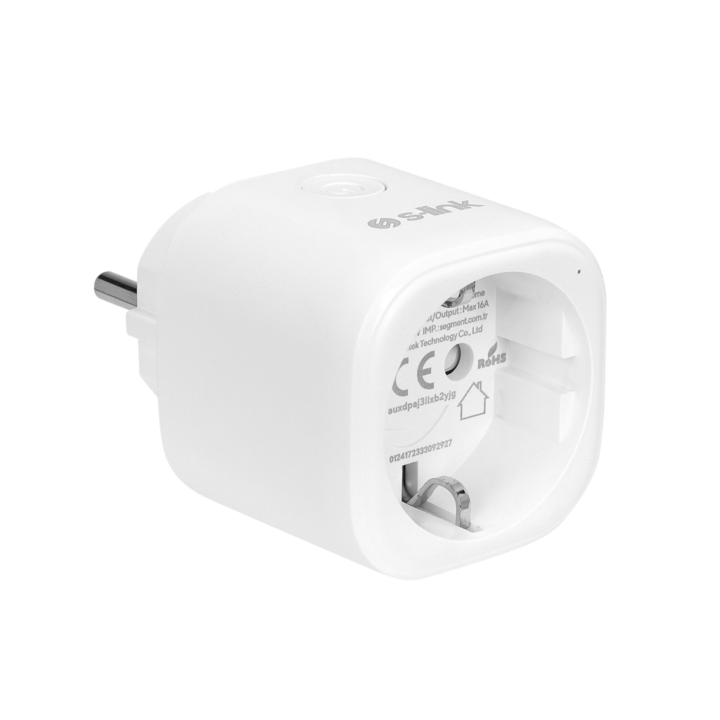 S-LINK SL-14, 1 Soket, Akım Korumalı Priz, 16A, WiFi 2.4Ghz, Bluetooth, TUYA Yazılım Destekli, internet üzerinden Yönetilebilir - S-Link - görsel 2