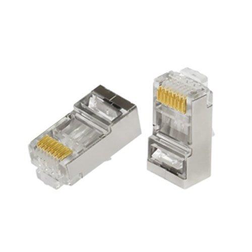 FRISBY FNW-RJ4522N RJ45 FTP CAT6 KONNEKTOR METAL 100LÜ PAKET - Frisby - görsel 2