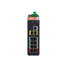 DAHUA IS4210-8GT-120 8X1G RJ45 2X1G SFP 120W YONETILEBILIR ENDUSTRIYEL POE SWITCH (ADAPTORSUZ) - DAHUA