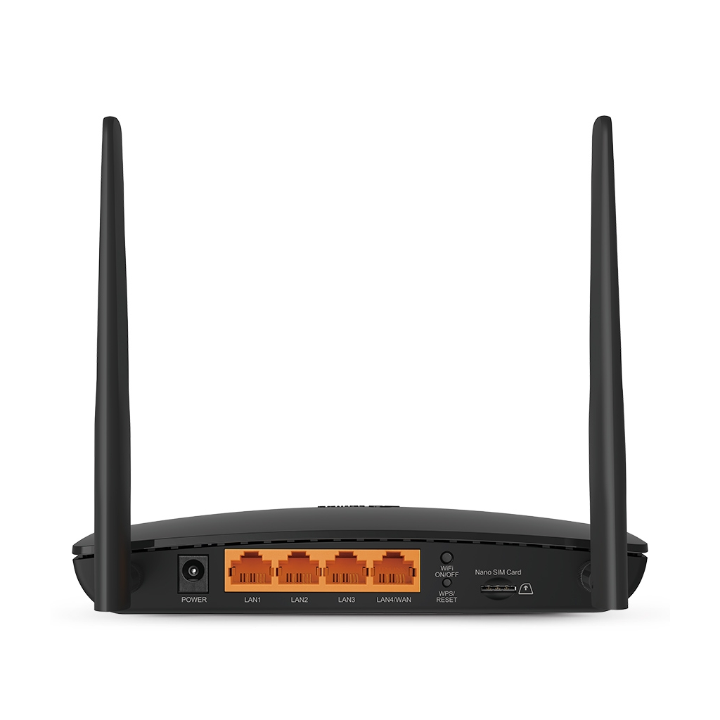 TP-LINK TL-MR6400, 4Port, 300Mbps, 2,4Ghz Wifi, Masaüstü, LTE, Micro Sim Kart Takılabilir 3G-4G Destekli Router - Tp-Link - görsel 2