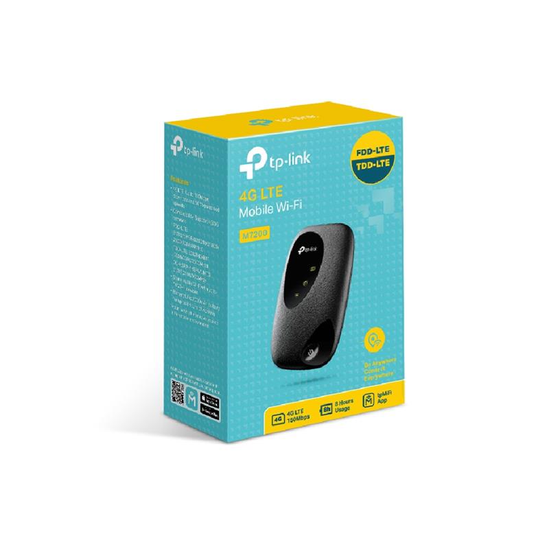 TP-LINK M7200 300MBPS 4G LTE MOBIL KABLOSUZ ROUTER - Tp-Link