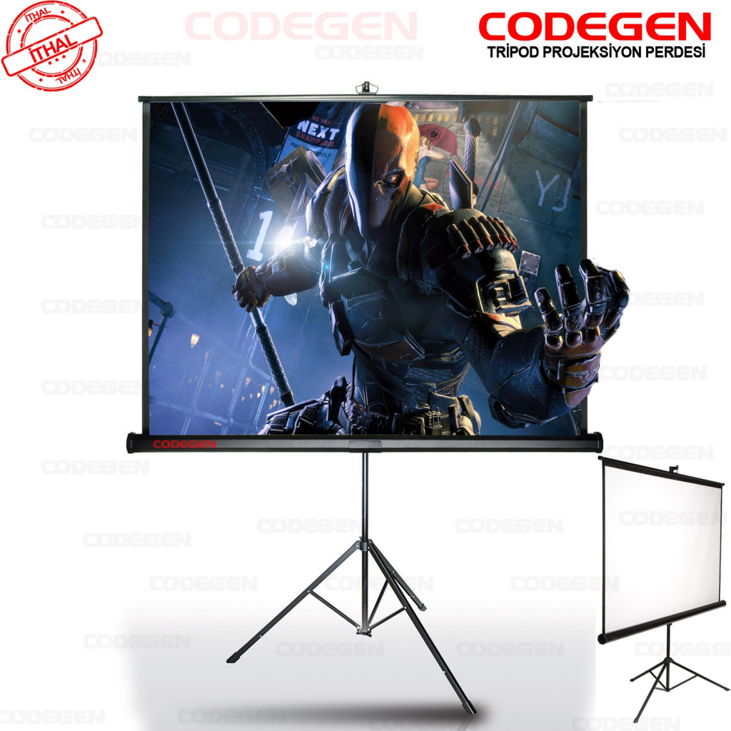 CODEGEN (TX-24) 240X200 TRIPOD PROJEKSIYON PERDESI - CODEGEN - görsel 2