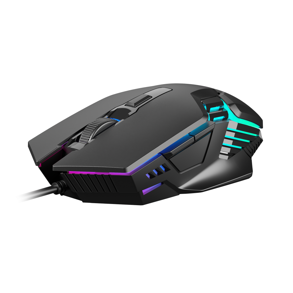 GAMDIAS AURA GS4, Çok Renkli Aydınlatma,  USB Kablolu, 6 Programlanabilir Buton, Gaming Mouse, 3.600 DPI, Siyah - Gamdias - görsel 5